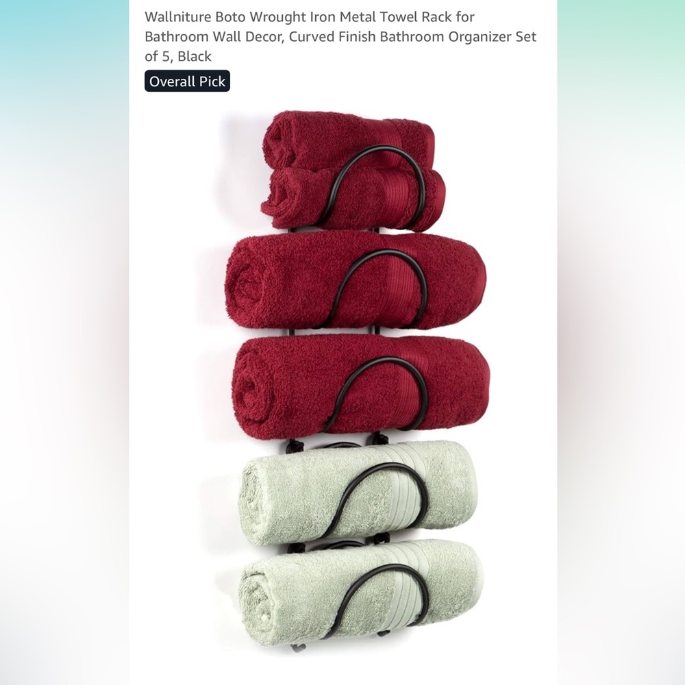 Bath Towel Storage Organizer